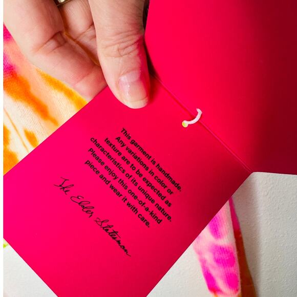 NWT The Elder Statesman Cashmere Spiral Tranquility Crew Sweater  L - Picture 7 of 16